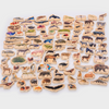 Wooden Animal Blocks Bundle - 105 Piece