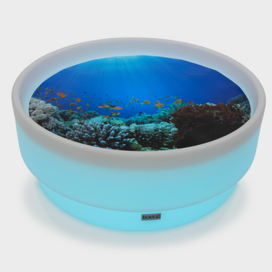 Sensory Mood Discovery Glow Low Table + Under The Sea Discovery Play Mat