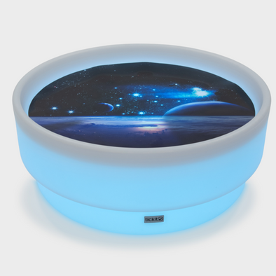 Sensory Mood Discovery Glow Low Table + Space Discovery Play Mat