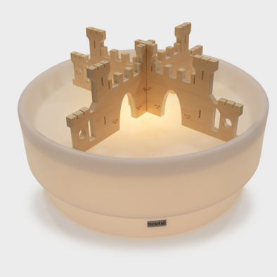 Sensory Mood Discovery Glow Low Table + Castle Discovery Dividers Set