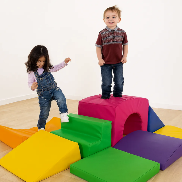 Soft Play Exploration Area Small Set - 8 Pcs