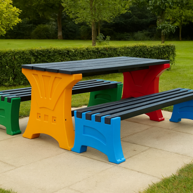Premier 6 & 8 Person Outdoor Table & Bench Set
