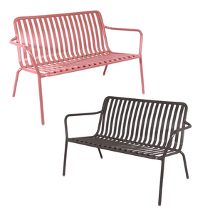 Breeze Aluminium 2 Seater Armchair Bench - Low