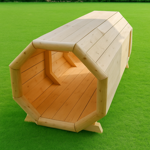 Wooden Crawling Tunnel