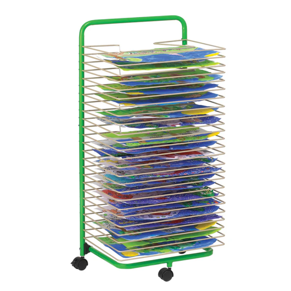 25 Shelf Floor Art Drying Rack