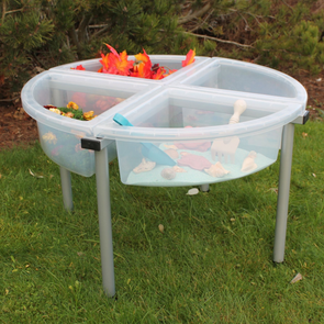 Clear Exploration Sand And Water 4 Tray Table