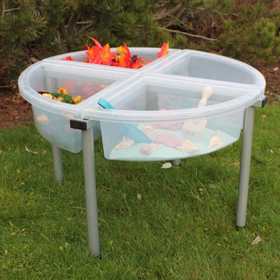 Clear Exploration Sand And Water 4 Tray Table