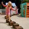 Wooden Sleeper Stepping Blocks x 8