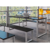 Picnic Bench Low Table - Grey Oak - H751mm