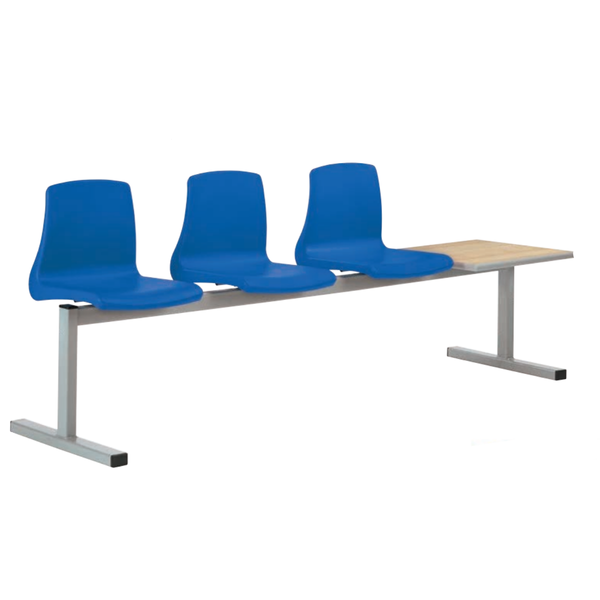 Three Seater NP Chair Beam + Table