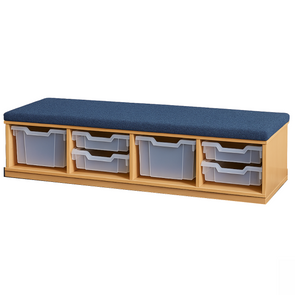 Premium Classroom Step - Whiteboard Step 1035mm Wide With 6 Trays
