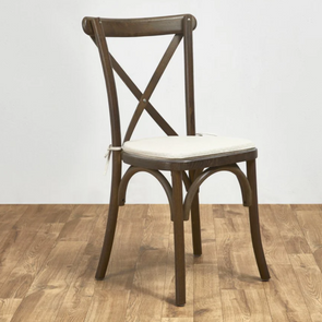 Crossback Stacking Chair - Rustic Oak Frame