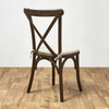 Crossback Stacking Chair - Rustic Oak Frame
