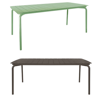Breeze Aluminium Slatted Table - Rectangular