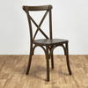 Crossback Stacking Chair - Rustic Oak Frame