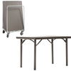 Premium  Rectangular Folding Small Table L1220 x W760 x 10 + Trolley Bundle
