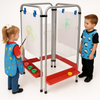 4 Sided Easy Clean Easel 4 Sided Perspex Easel | School Perspex Easels| www.ee-supplies.co.uk