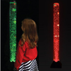 Sensory Bubble Tube LED Colour Changing Light H120cm+ Floating Fish + Button Controller