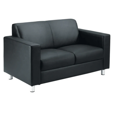 Iceberg Leather Faced Sofa