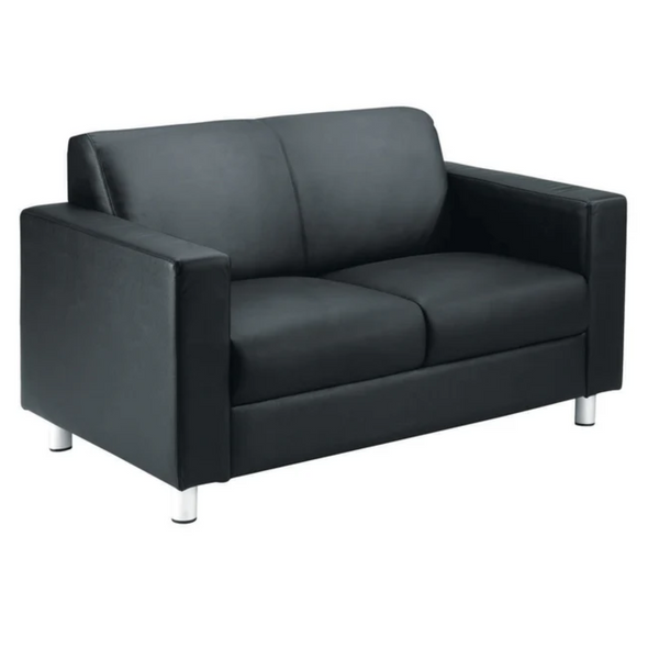 Iceberg Leather Faced Sofa