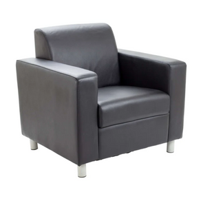 Iceberg Leather Faced Chair