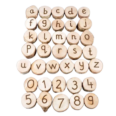 Handcrafted Wooden Letters And Numbers