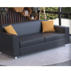 Iceberg Leather Faced Sofa