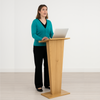 Wooden Pedestal Lectern