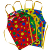 Aprons Patterned PVC x 4 - Ages 6-8 Years
