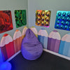 Coloured Bubbles Convex Sensory Acrylic Mirrors x 4