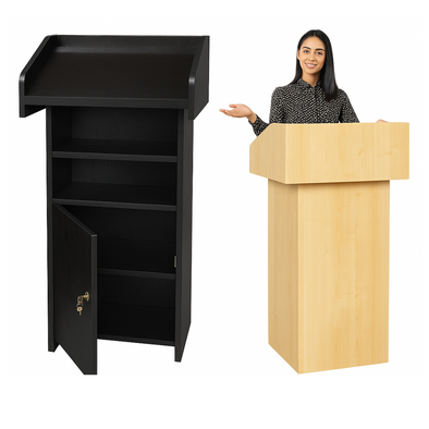 Secure Wooden Lectern