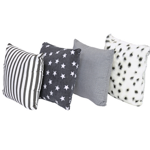 Black & White Tones Cushions x 4