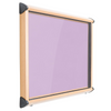 Shield® Interior Showcase - Top Hinged - Wood Effect Frame - Loop Nylon