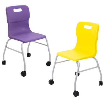 Titan Move 4 Leg Chair + Castors