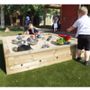 Wooden Sandpit + PVC Cover W180 x D180cm