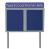 WeatherShield Headline Freestanding Outdoor Sign Surface Posts