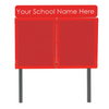 WeatherShield Headline Freestanding Outdoor Sign Surface Posts
