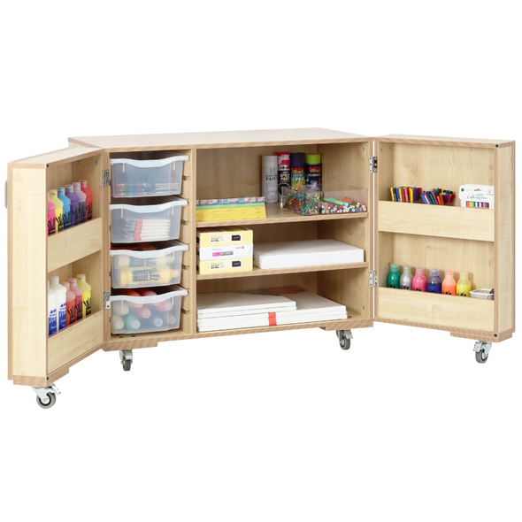 Mobile Art Storage Cupboard