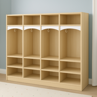 Woodland Cloakroom Storage Unit - Tall