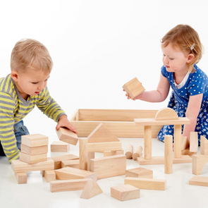 Wooden Jumbo Block Set x Pk54