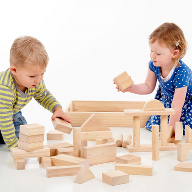 Wooden Jumbo Block Set x Pk54