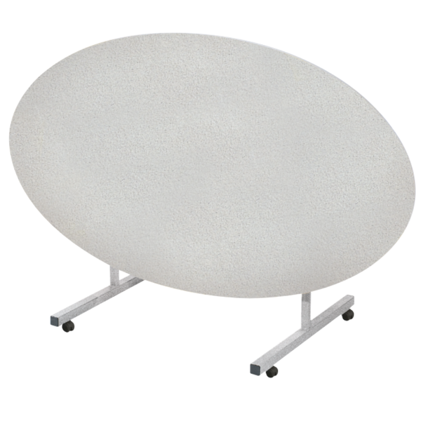 Tilt Top Dining Table Bullnose Edge - Oval 1610 x 900mm