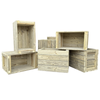 Childrens Outdoor Wooden 6 x Play & Storage Crates 6 x Wooden Play & Storage Crates | Great Outdoors | www.ee-supplies.co.uk