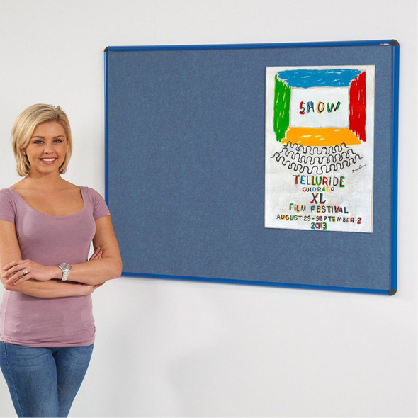 Shield® Aluminium Coloured Framed Noticeboards - Resist-a-Flame® Eco-colour® Shield Resist-a-Flame Eco-Colour Noticeboards | Notice & Display Boards | www.ee-supplies.co.uk