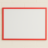 WriteOn® Eco-Friendly Whiteboard - Red Frame WriteOn® Eco-Friendly Whiteboard - Red Frame | White Boards | www.ee-supplies.co.uk