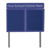 WeatherShield Headline Freestanding Outdoor Sign Surface Posts