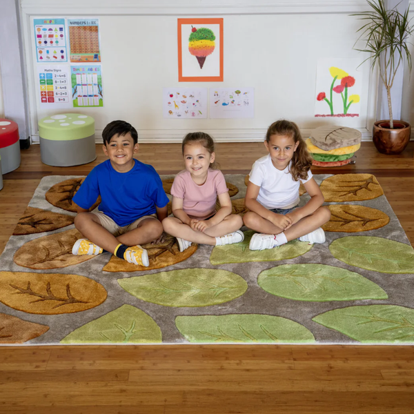 Seasonal Leaves Super Deluxe Carved Carpet W2000 x D2000mm