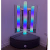 Sensory Waterless LED Tube 120cm + Grey Padded Corner Plinth + Fibre Optic Light 100 Tails + 2 x Mirrors