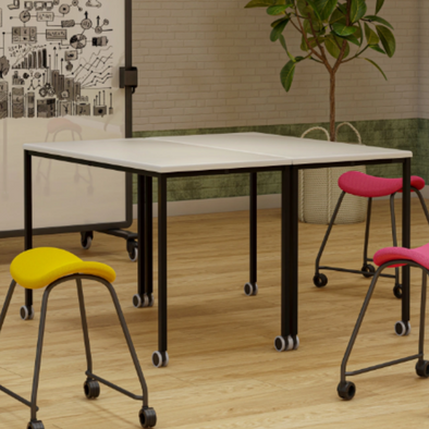 Titan Mobile Rectangular Table