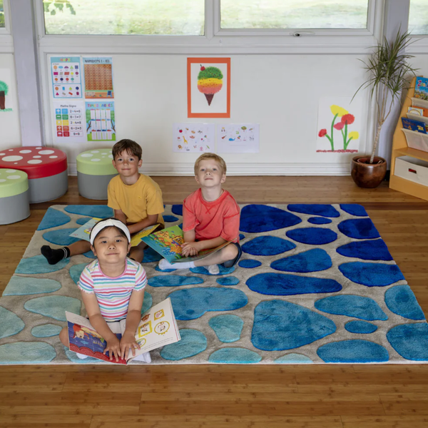 Water Droplet Super Deluxe Carved Carpet W2000 x D2000mm